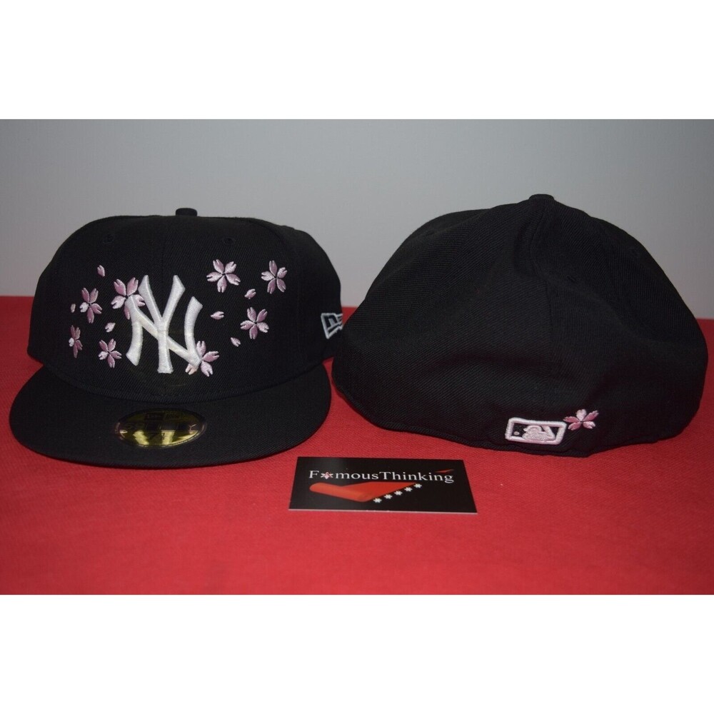 MLB New Era New York Yankees Japan Sakura Blossom VINTAGE Hat 59Fifty ULTRA RARE